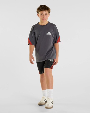 Keyline Short Sleeve T-Shirt Bind - Lonsdale London - Gunmetal