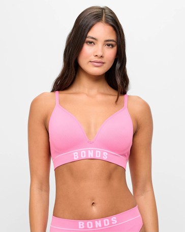 Retro Rib T-Shirt Crop Bra - Bonds