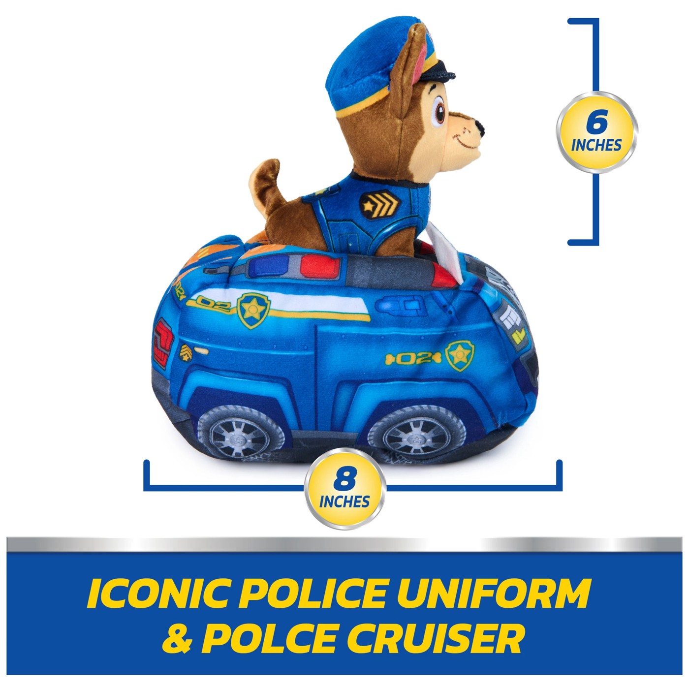 Paw Patrol 2-in-1 Rescue Plush Chase Set 4 of 5