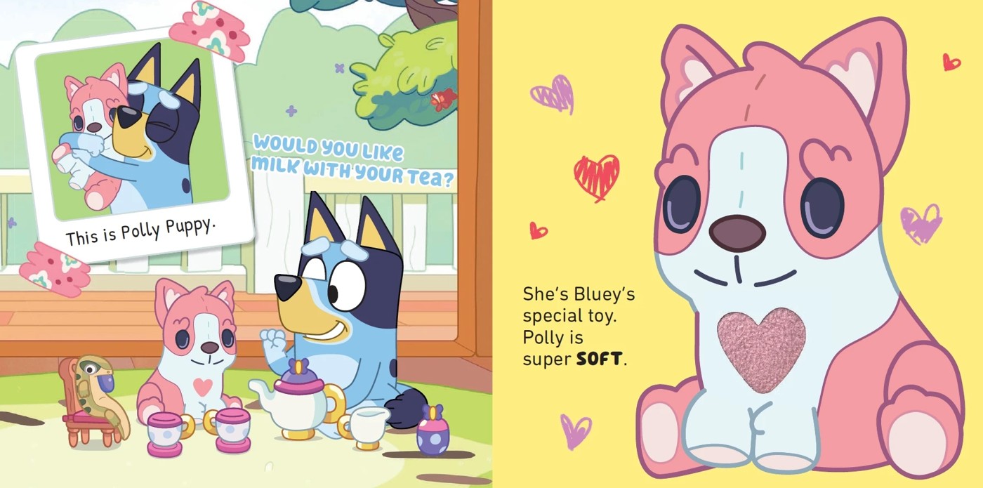 Bluey Toys: A Touch-and-Feel Book 2 of 3