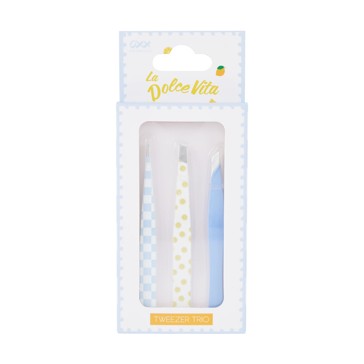 La Dolce Vita Tweezer Trio - OXX Cosmetics