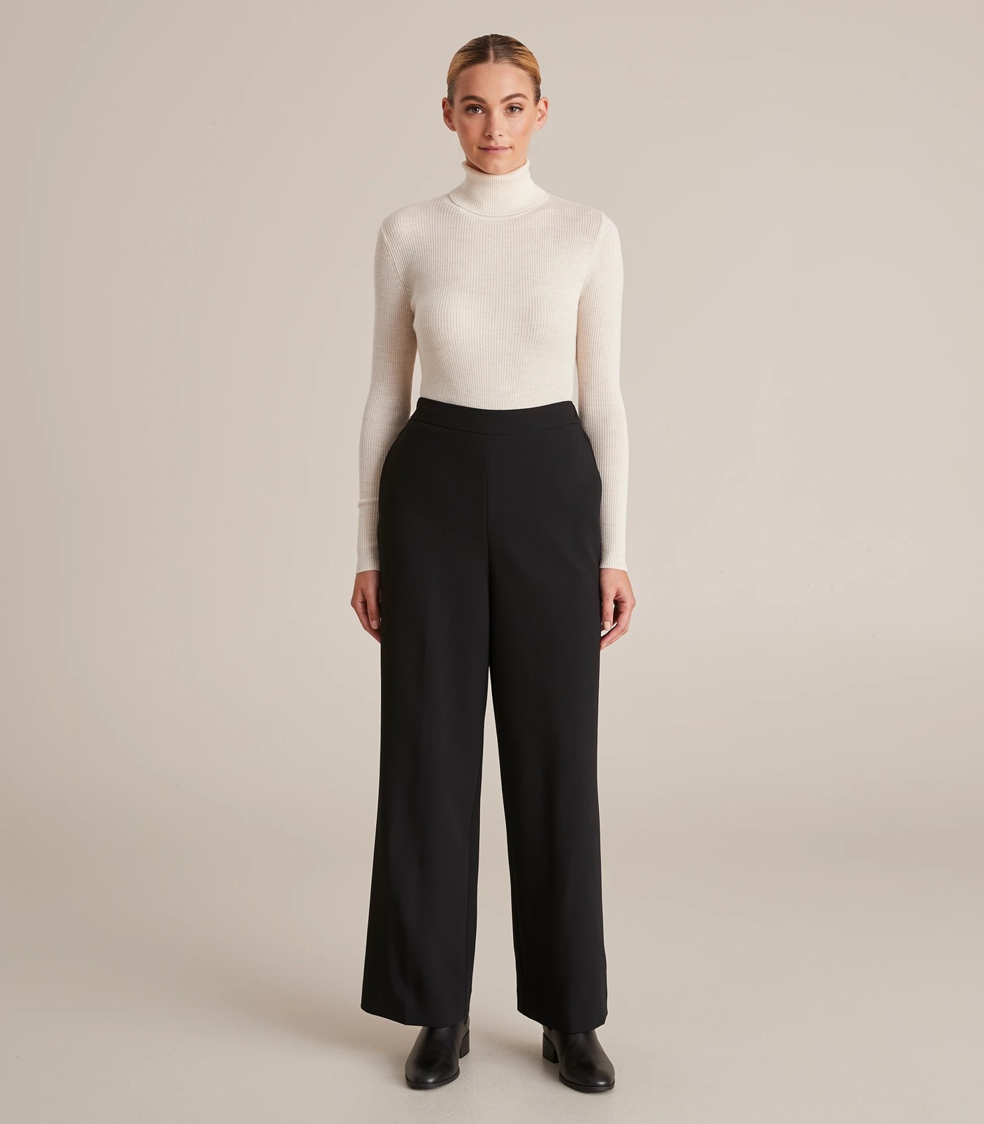 Preview Merino Wool Roll Neck Top 3 of 5