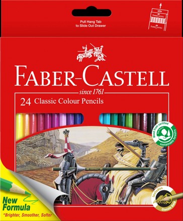 Faber Castell 24 Pack Classic Colour Pencils