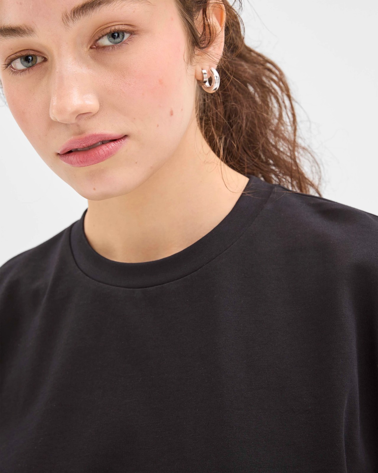 Lily Loves Australian Cotton Oversized T-Shirt - Black 3 of 6