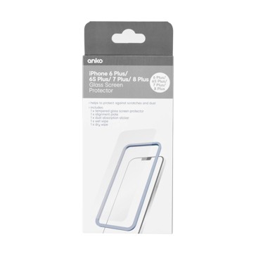 iPhone 6/7 Plus Glass Screen Protector - Anko