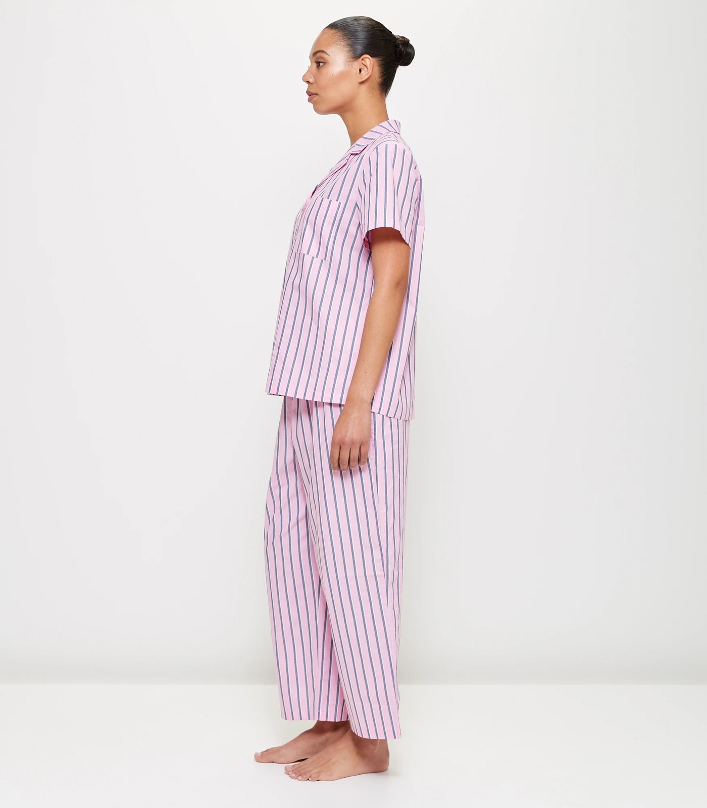 Printed Cotton Poplin Sleep Pyjama Set