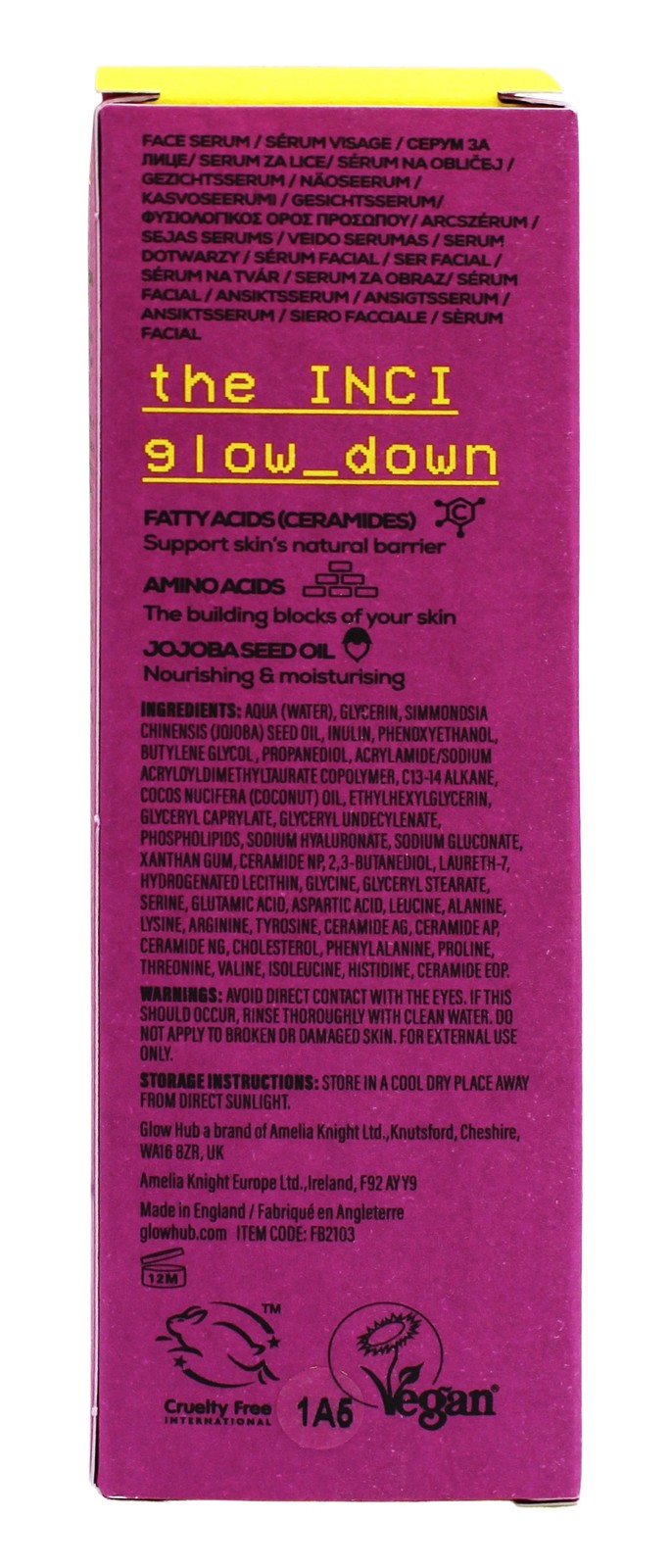 Glow Hub the Barrier Builder Serum Mist 90ml - Amino Acids, Fatty Acids (Ceramides) and Jojoba Seed Oil 5 of 5