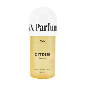 Citrus Body Mist 170ml, Citrus, Jasmine and Musk - OXX Fragrance