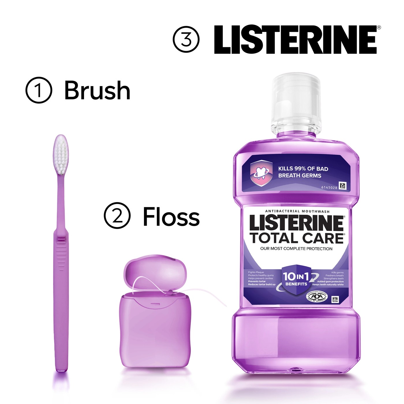 Listerine Total Care Antibacterial Mouthwash 5 of 5