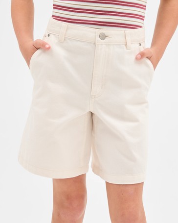 Cotton Bermuda Denim Jorts