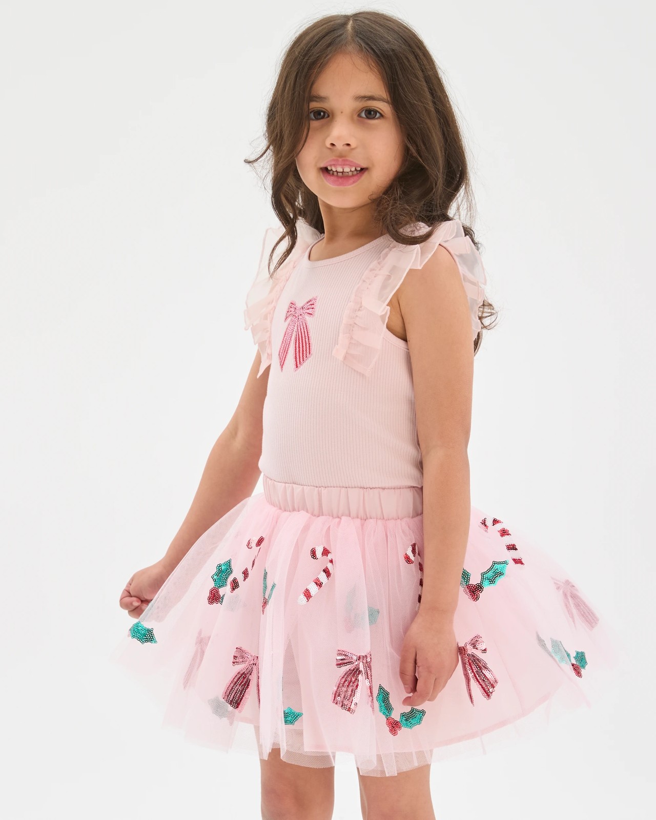 Christmas Tulle Skirt - Pink 3 of 6