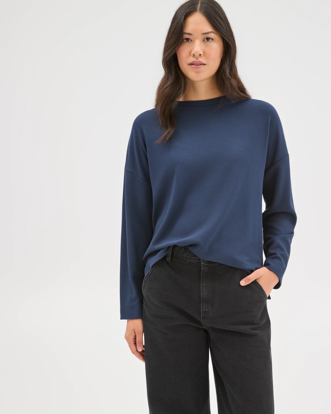 Long Sleeve Ottoman T-Shirt 3 of 5