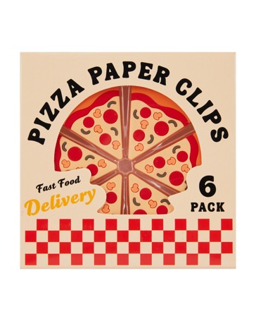 Anko 6 Pack Pizza Paper Clips