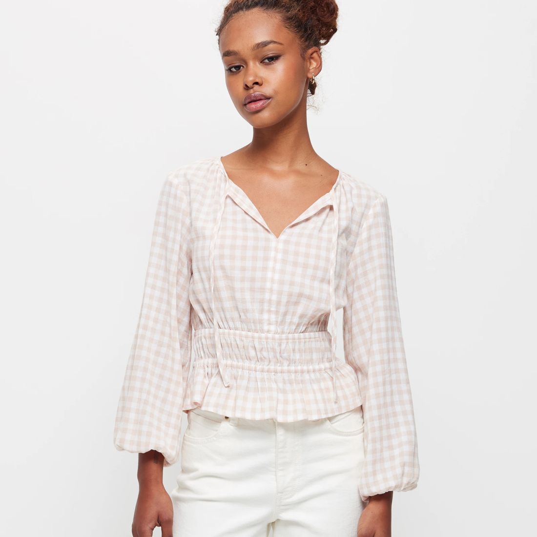 Petites Shirred Waist Top - Dannii Minogue | Target Australia