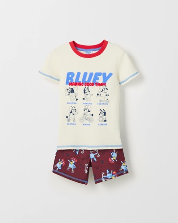 Bluey Australian Cotton Younger Boys Elevated Knit Pyjama Set