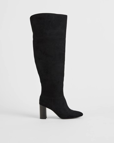 Crystal Extra Long Block Heel Boot