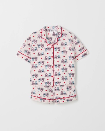 Licensed Disney Lilo & Stitch Older Girls Woven Pyjama Set