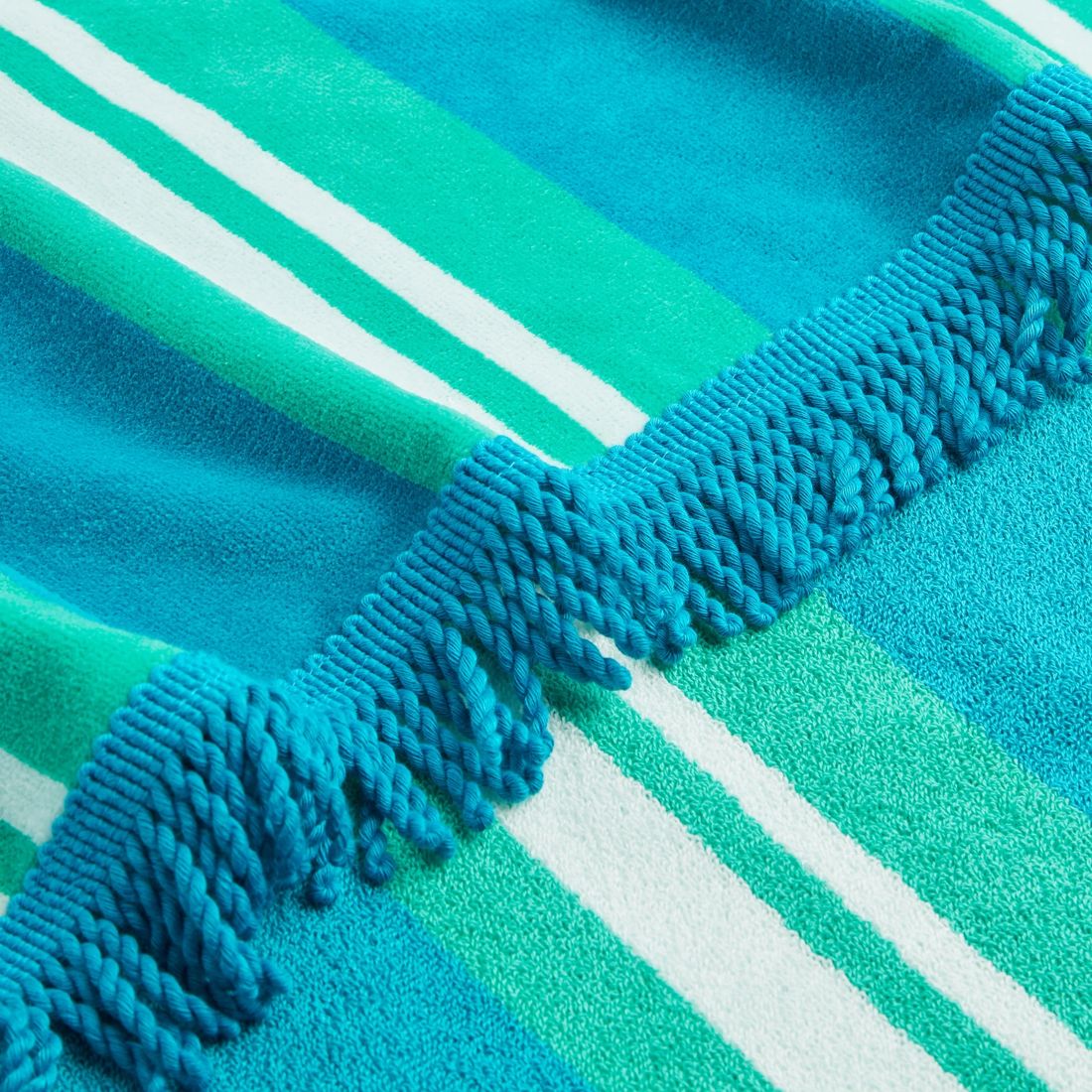 Jacquard Beach Towel Raleigh Stripe Blue Target Australia