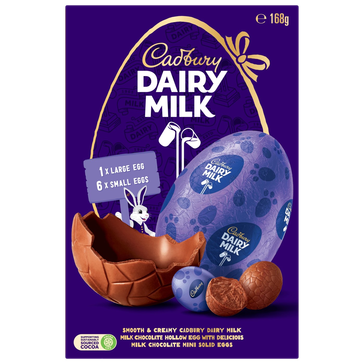 Cadbury Dairy Milk Gift Box 168g 2 of 6