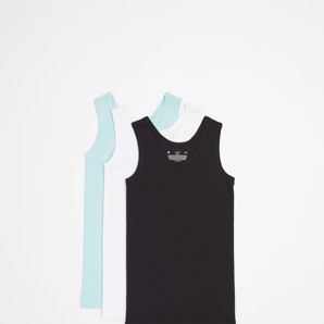 Boys Cotton Vests - 3 Pack
