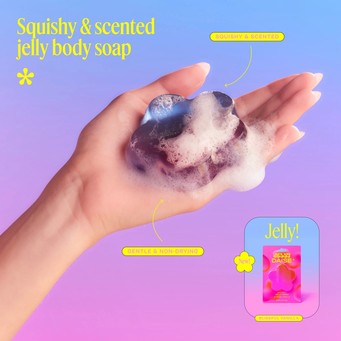 DAISE Whippy Jelly Soap 100g - Blissful Vanilla 3 of 6