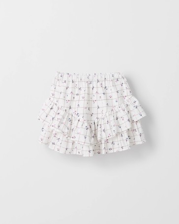 Australian Cotton Woven Ruffle Mini Skirt