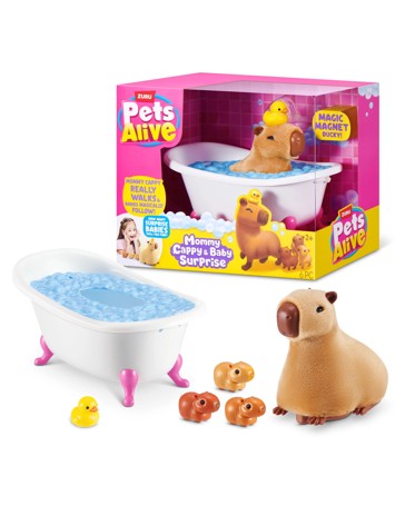 Zuru Pets Alive Mommy Canybara & Baby Surprise