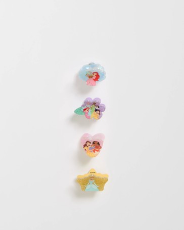 Disney Princess 4 Pack Mini Claw Clips