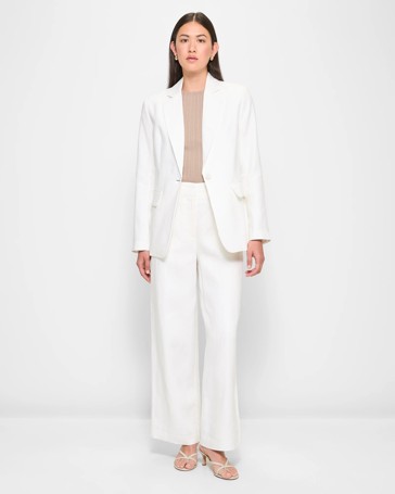 European Linen Wide Leg Pants - Preview