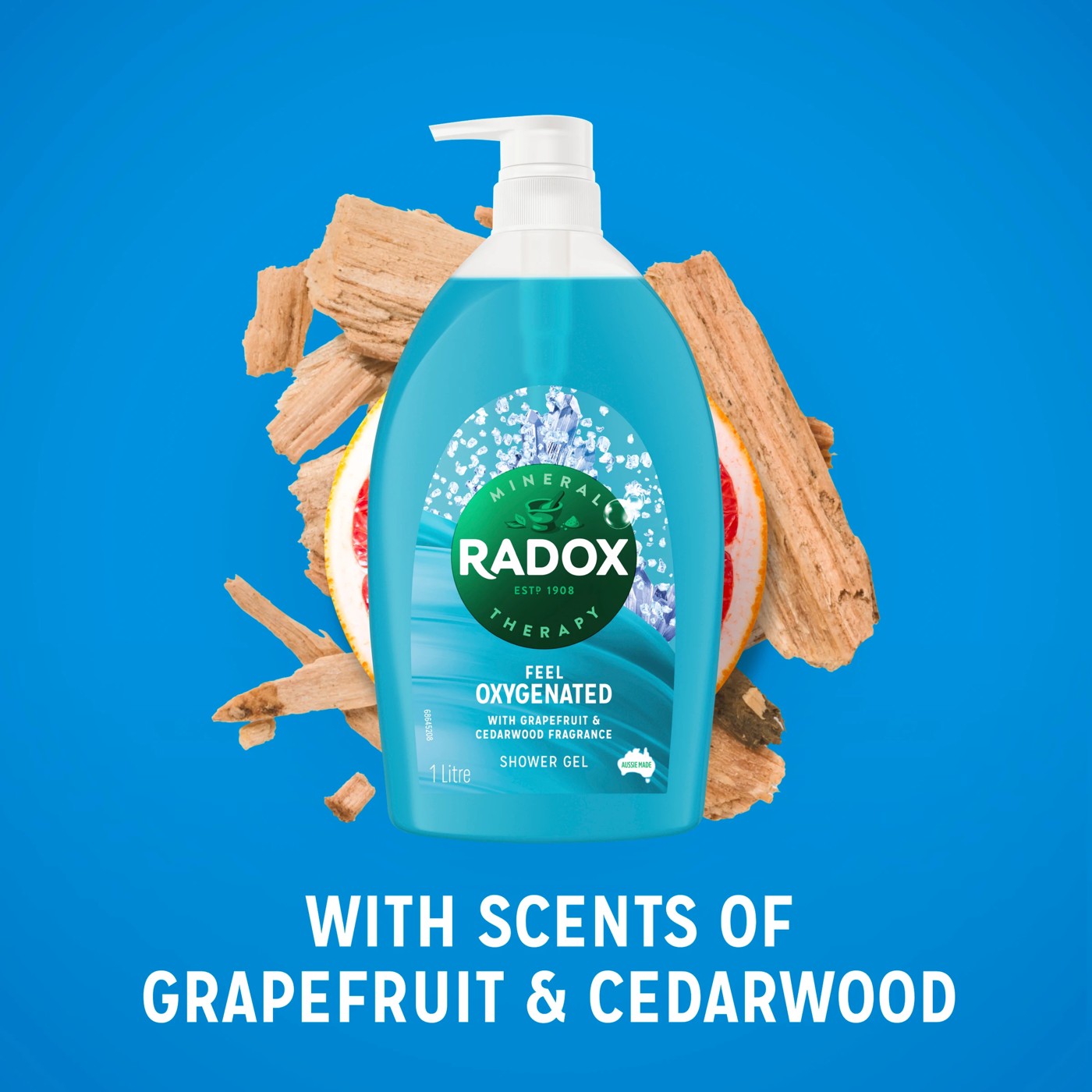 Radox Feel Oxygenated Shower Gel 1L 3 of 6