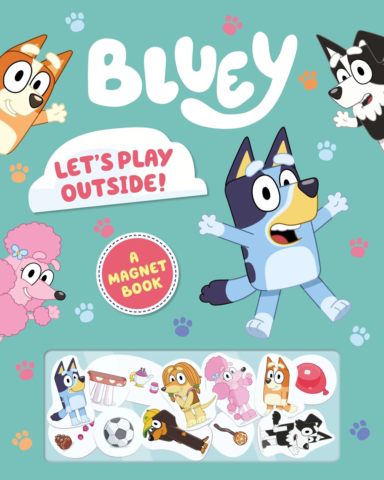 Bluey: Let's Play Outside Magnet Book