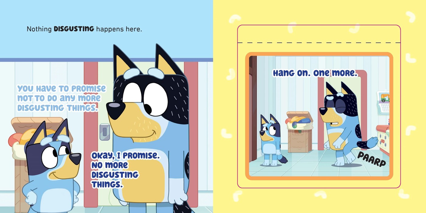 Bluey: Bluey and Bingo's Book of Scary Things - A-Lift-The-Flap Book 4 of 5