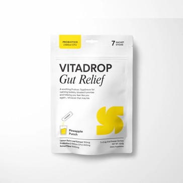 7 Pack Vitadrop  Gut Relief Supplement - Pineapple Punch
