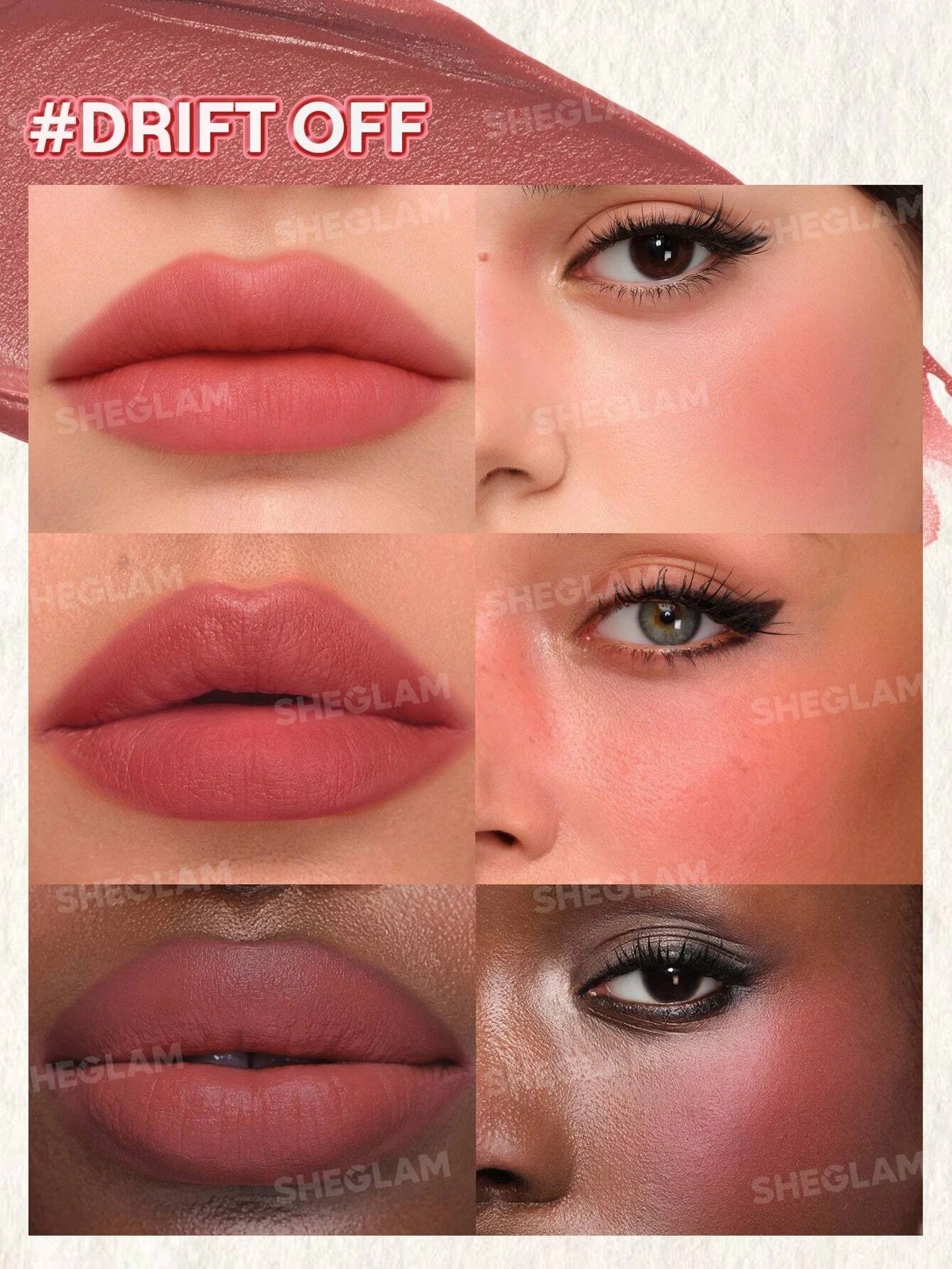 SHEGLAM Air Plush Lip & Cheek Cream - Drift Off 2 of 6