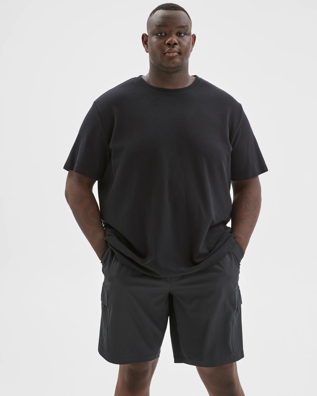 Plus Size Hybrid Shorts - Black 2 of 6