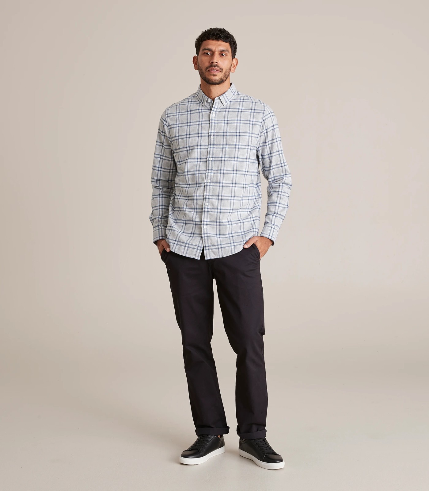 Long Sleeve Brushed Check Shirt 2 of 6