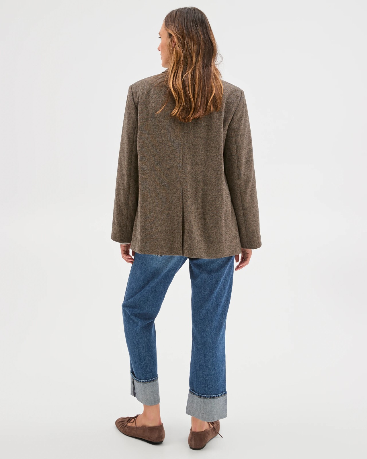 Oversized Tweed Blazer 4 of 5