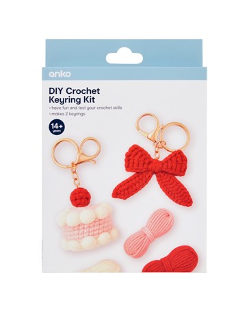 Anko DIY Crochet Keyring Kit