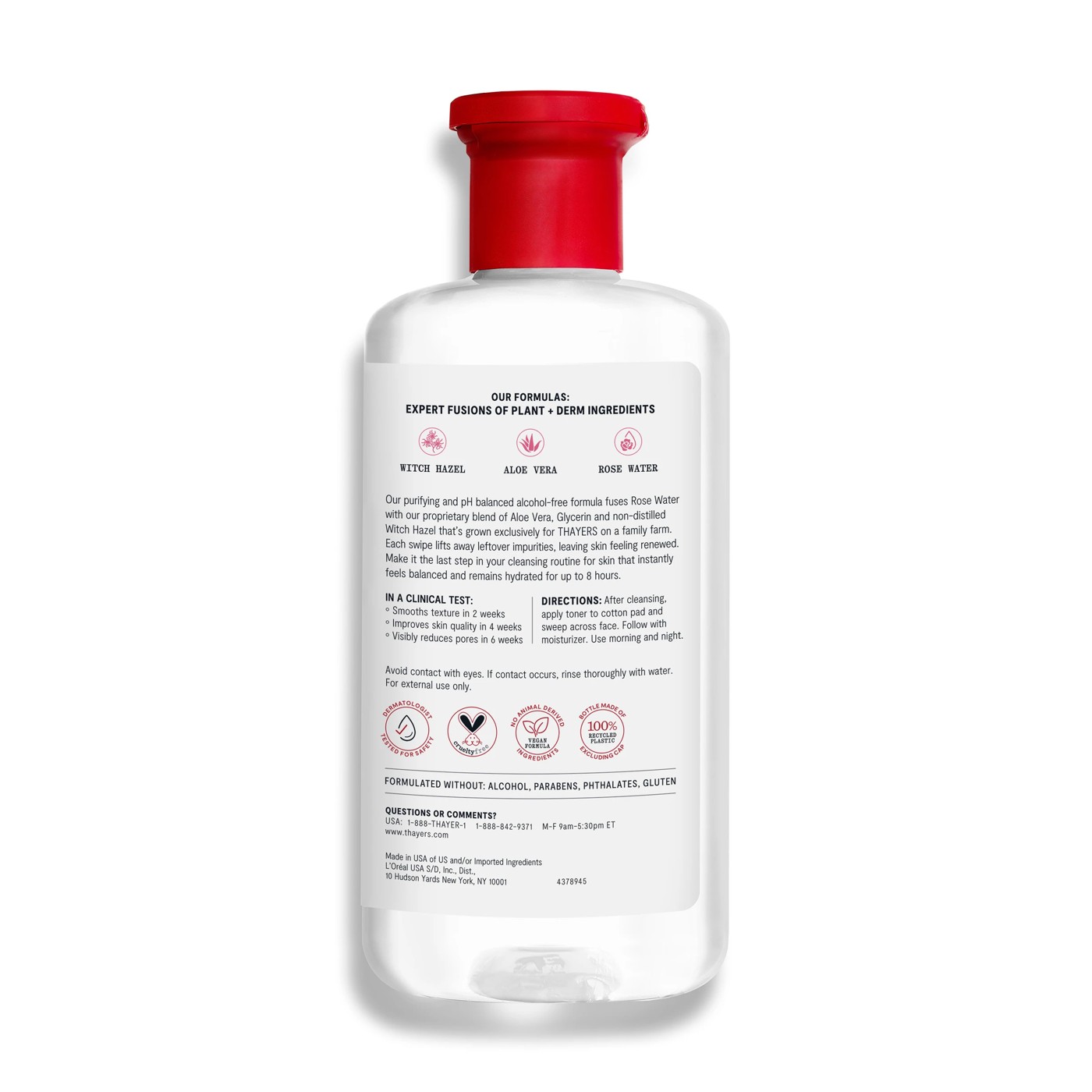 Thayers Rose Petal Alcohol Free Facial Toner 355ml - Witch Hazel and Aloe Vera 4 of 6