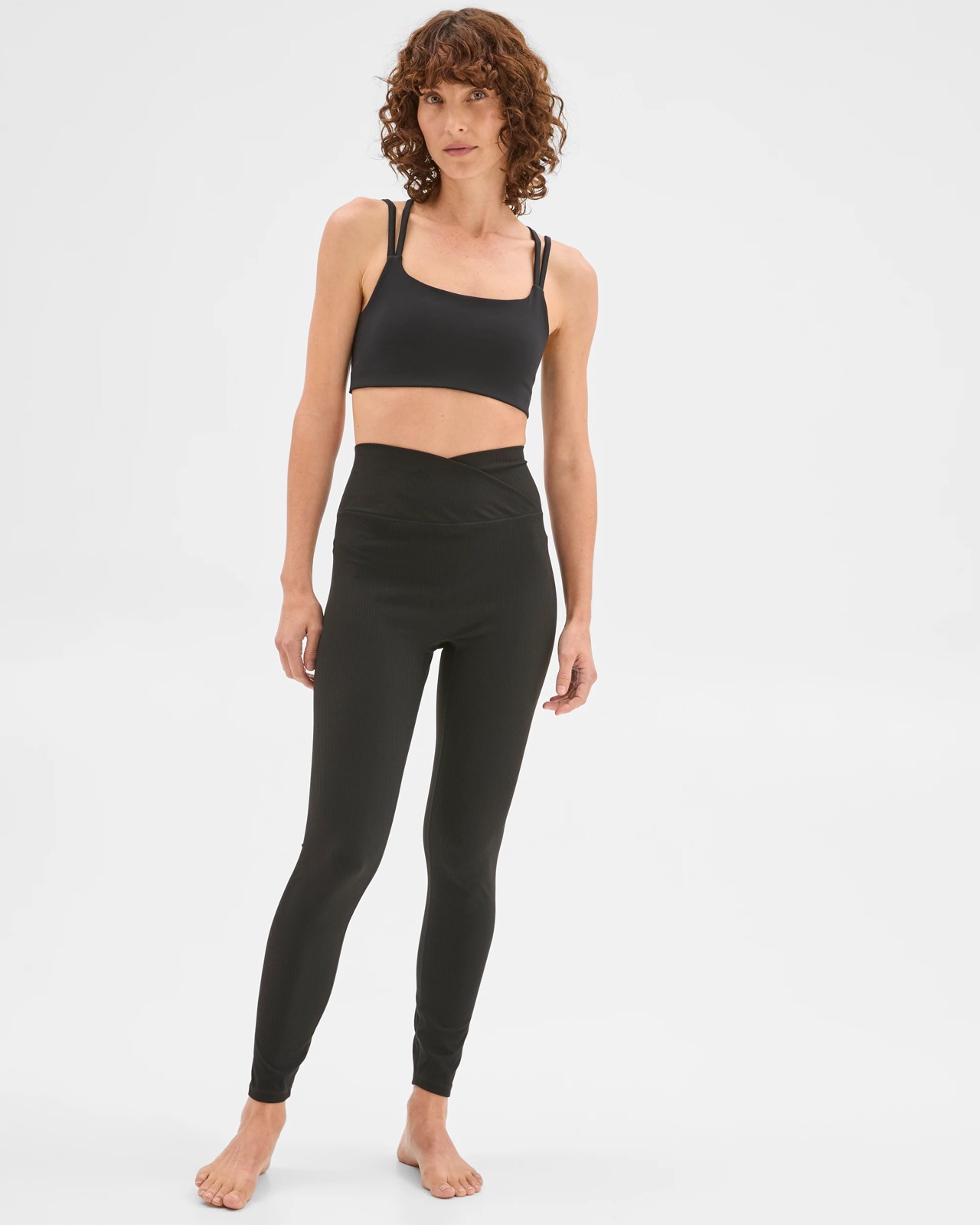 Active Studio Soft Rib Wrap 7/8 Length Tights 2 of 5