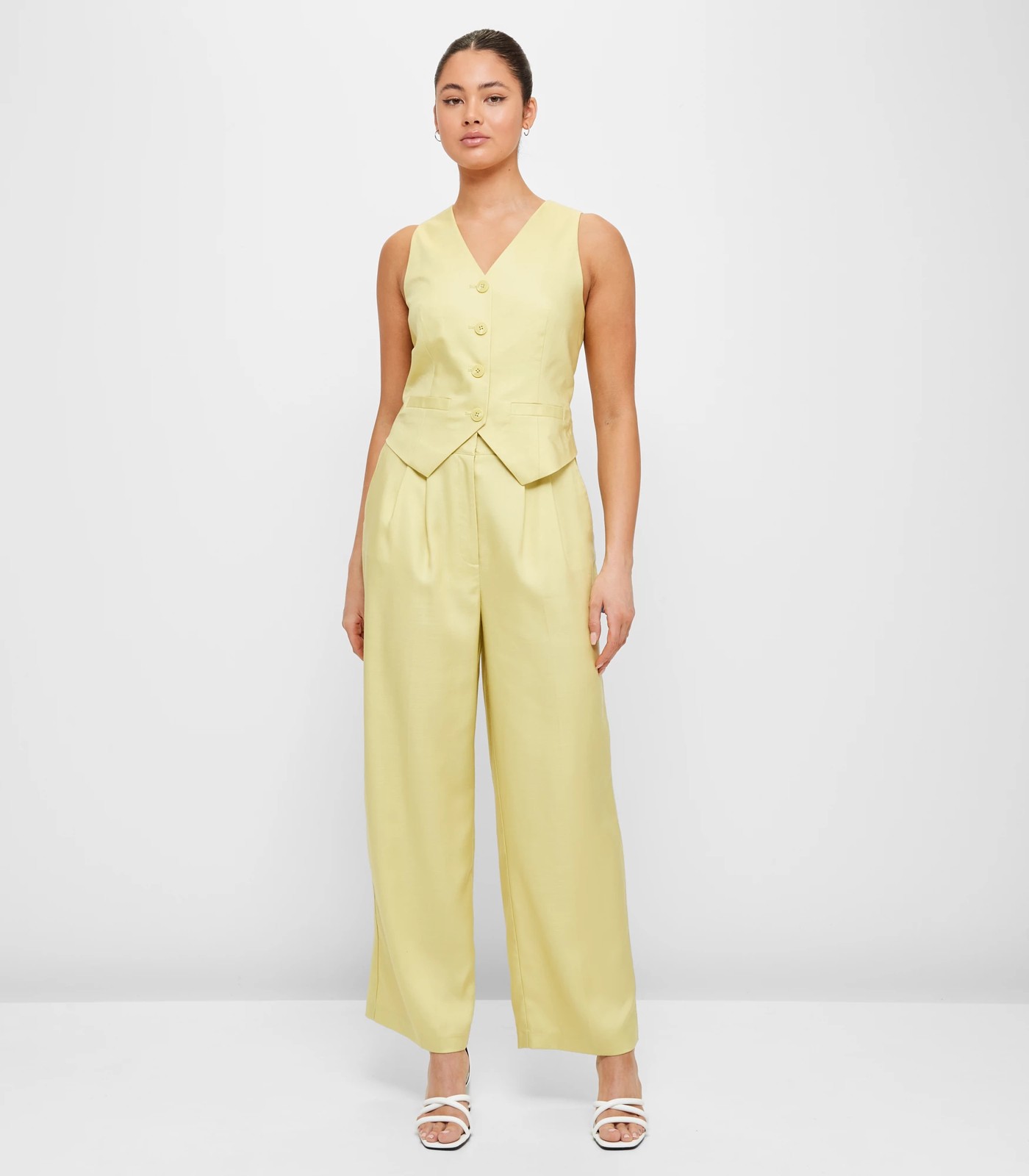 Button Front Waistcoat - Lily Loves | Target Australia