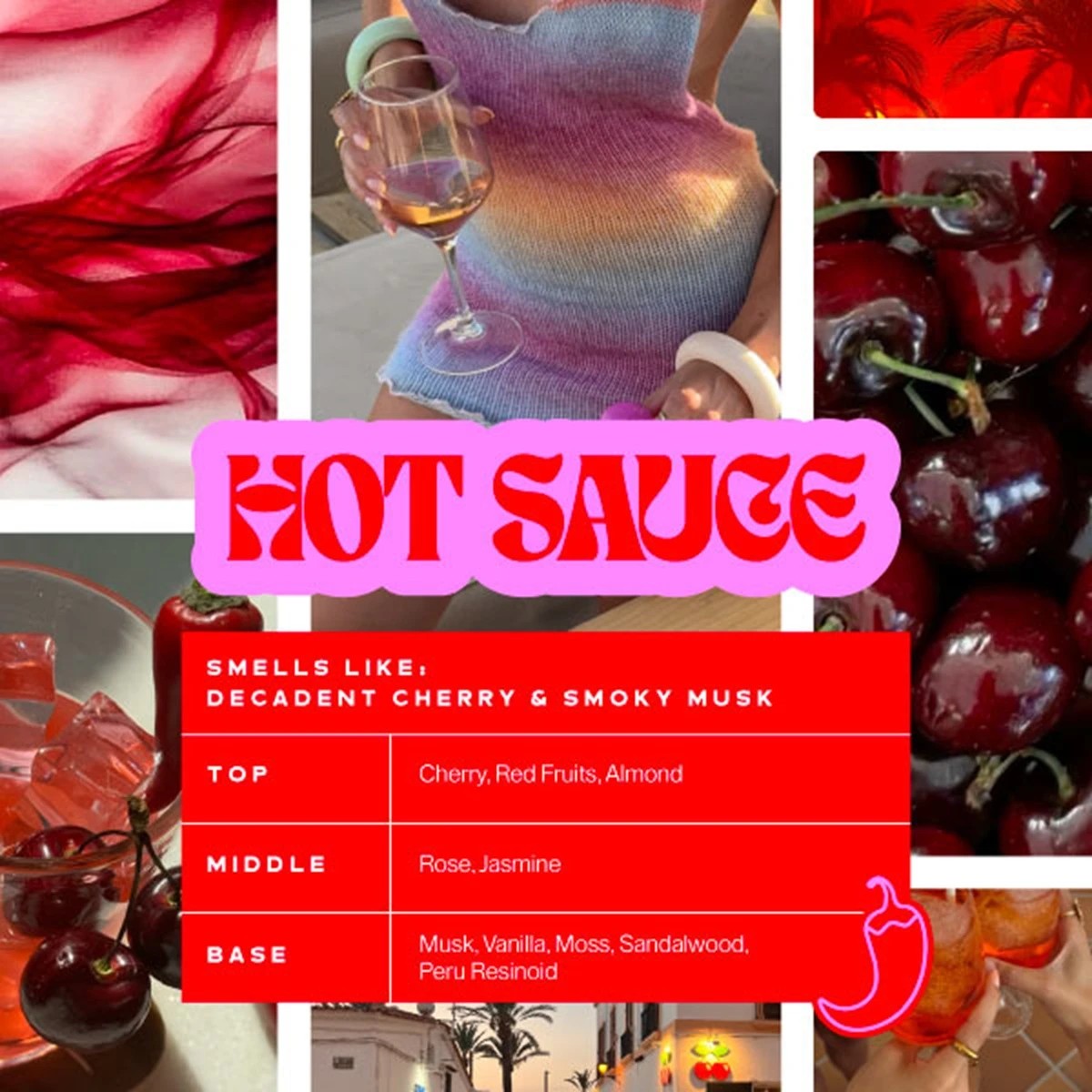 Glow Hub Hot Sauce Body Mist 100ml - Intense Cherry & Smoky Musk 5 of 5
