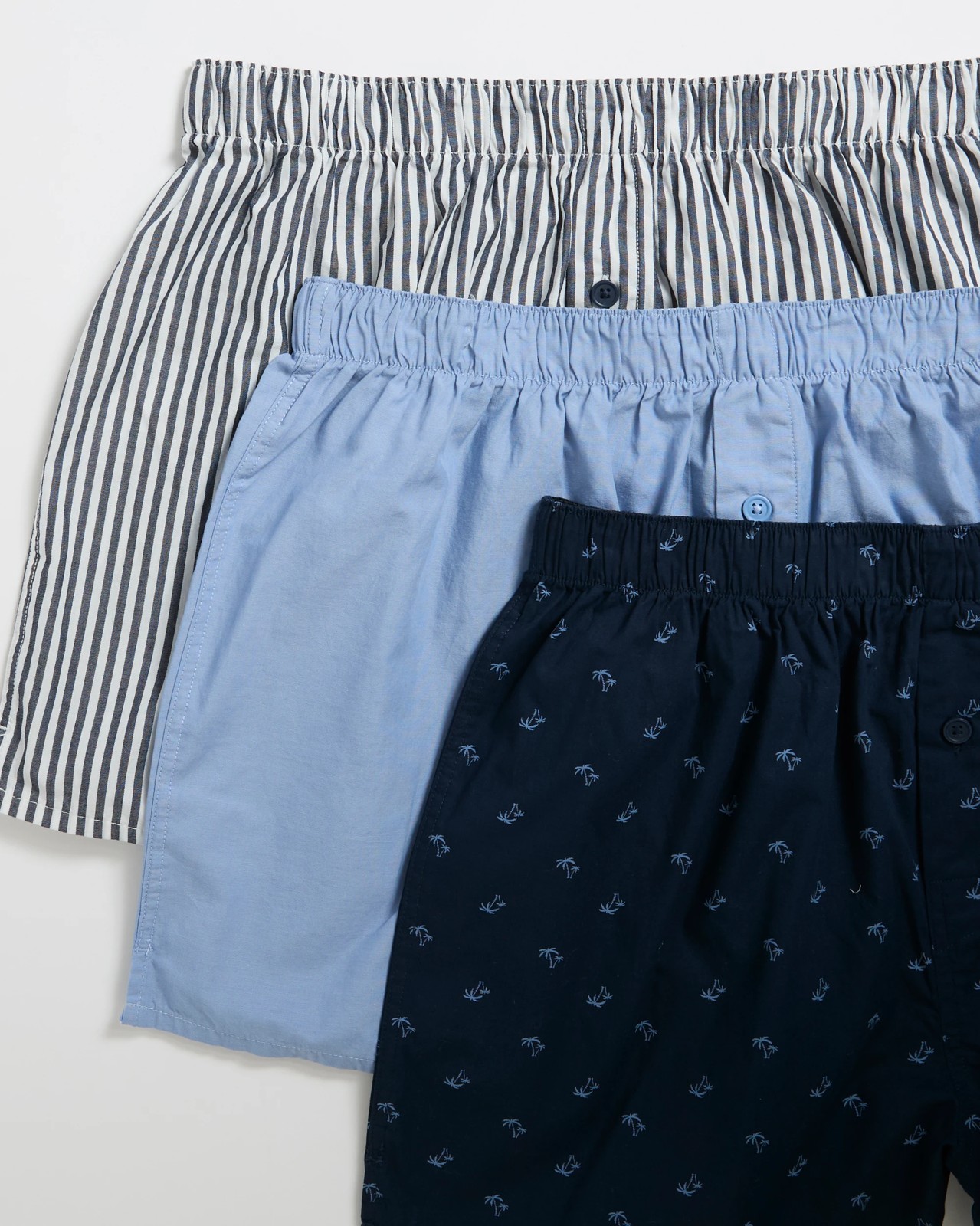 Maxx 3 Pack Woven Boxers 2 of 2