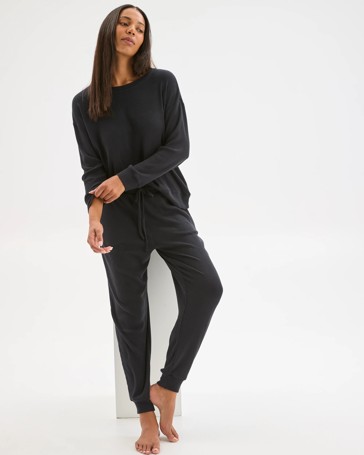 Cosy Rib Sleep Jogger Pants