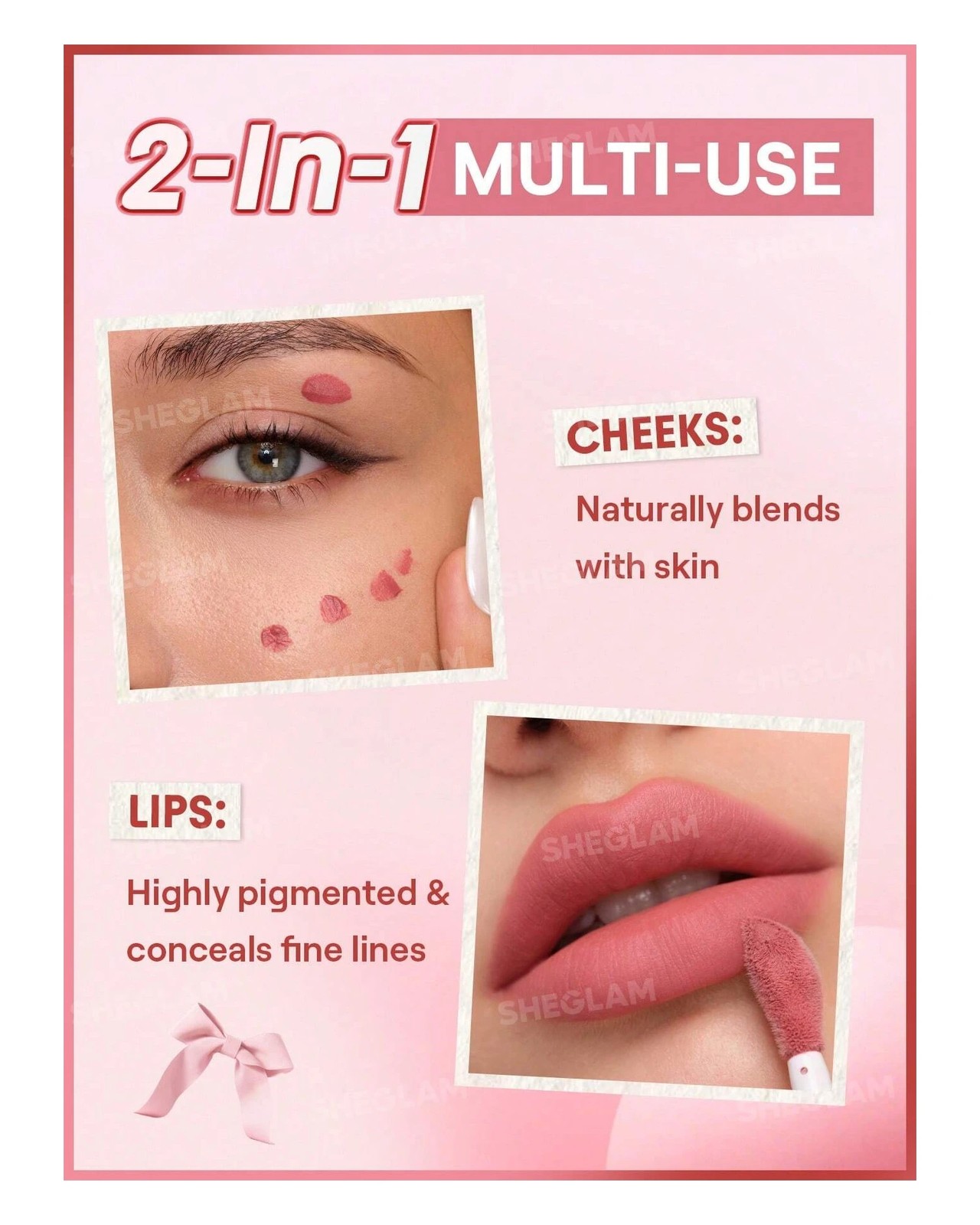 SHEGLAM Air Plush Lip & Cheek Cream - High Winds 4 of 5
