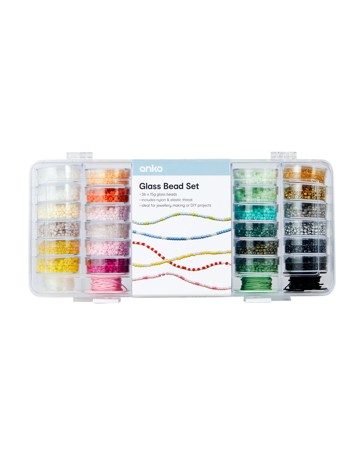 Anko 36 Pack Glass Bead Set