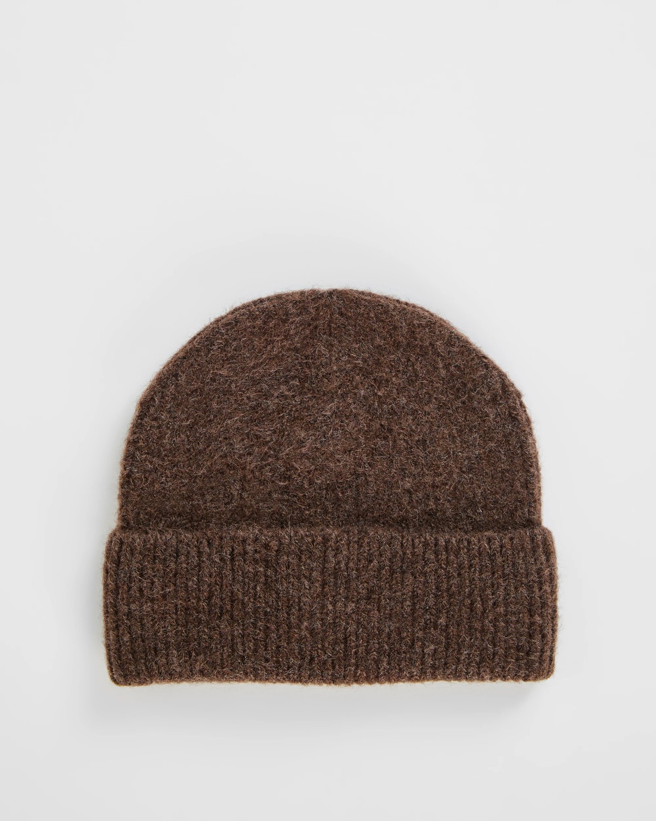 Essential Knit Beanie - Chocolate Marle 2 of 2