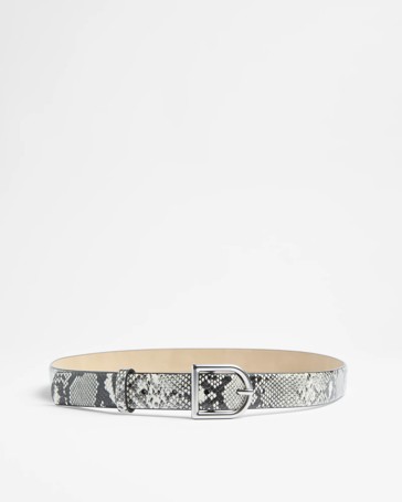 Snake Skin Jean Belt