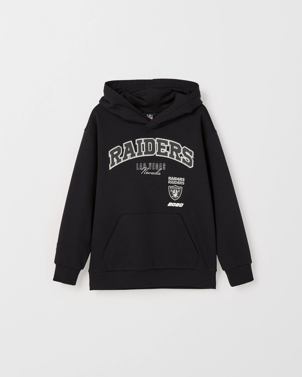 NFL Australian Cotton Blend Oversized Hooded Jumper - Black 5 of 6