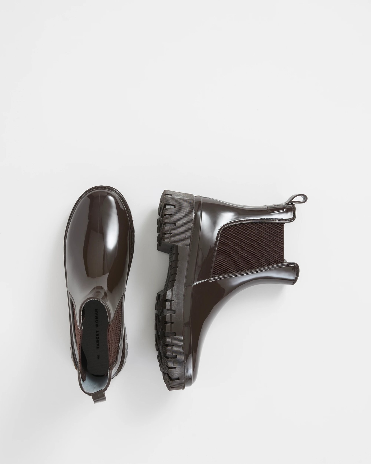 Low Rainboots - Bree II - Brown Patent 3 of 3